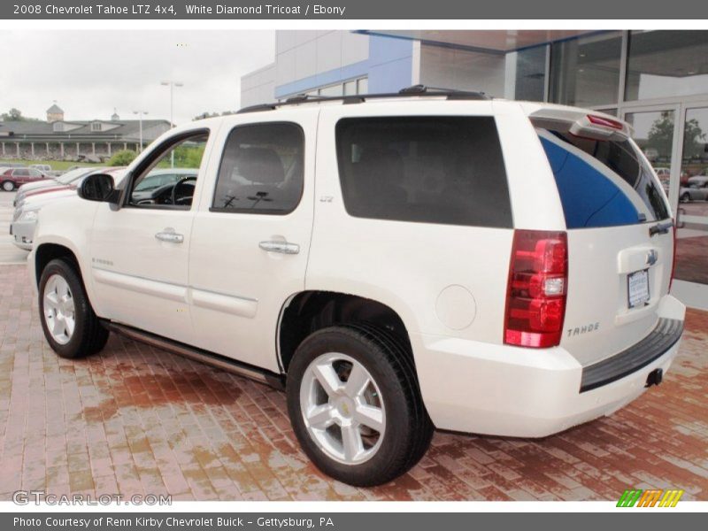 White Diamond Tricoat / Ebony 2008 Chevrolet Tahoe LTZ 4x4