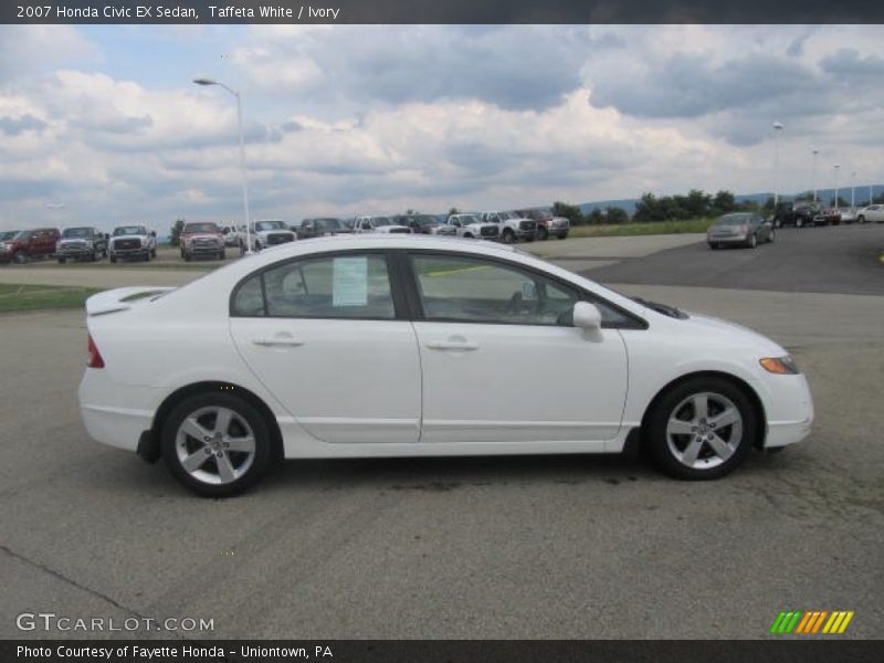Taffeta White / Ivory 2007 Honda Civic EX Sedan