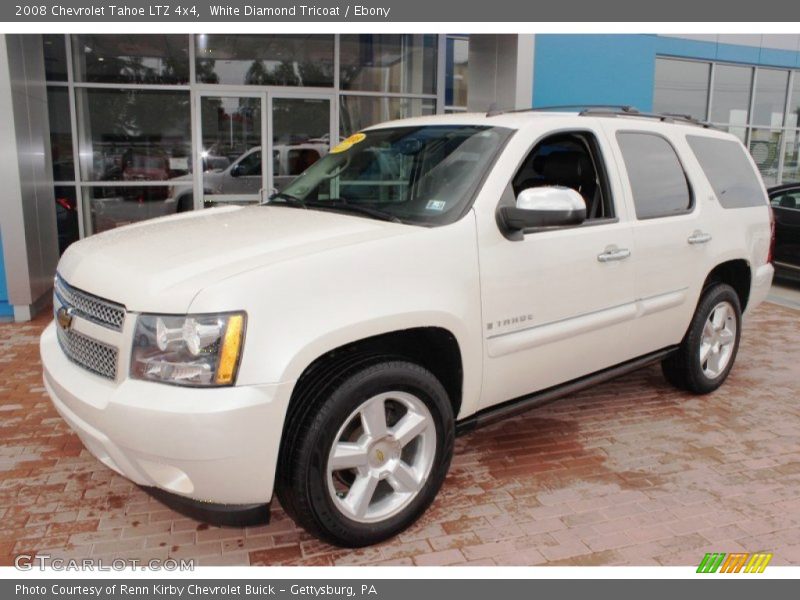 White Diamond Tricoat / Ebony 2008 Chevrolet Tahoe LTZ 4x4