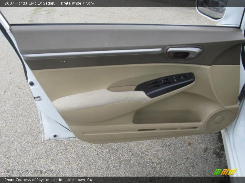 Taffeta White / Ivory 2007 Honda Civic EX Sedan
