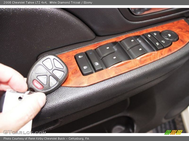 White Diamond Tricoat / Ebony 2008 Chevrolet Tahoe LTZ 4x4