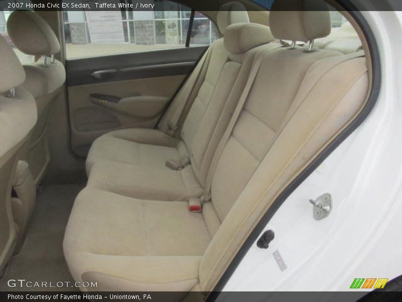 Taffeta White / Ivory 2007 Honda Civic EX Sedan