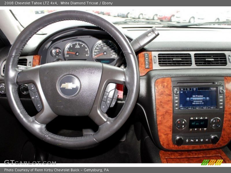 White Diamond Tricoat / Ebony 2008 Chevrolet Tahoe LTZ 4x4