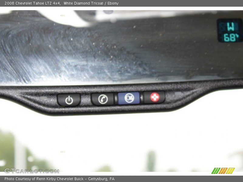 White Diamond Tricoat / Ebony 2008 Chevrolet Tahoe LTZ 4x4