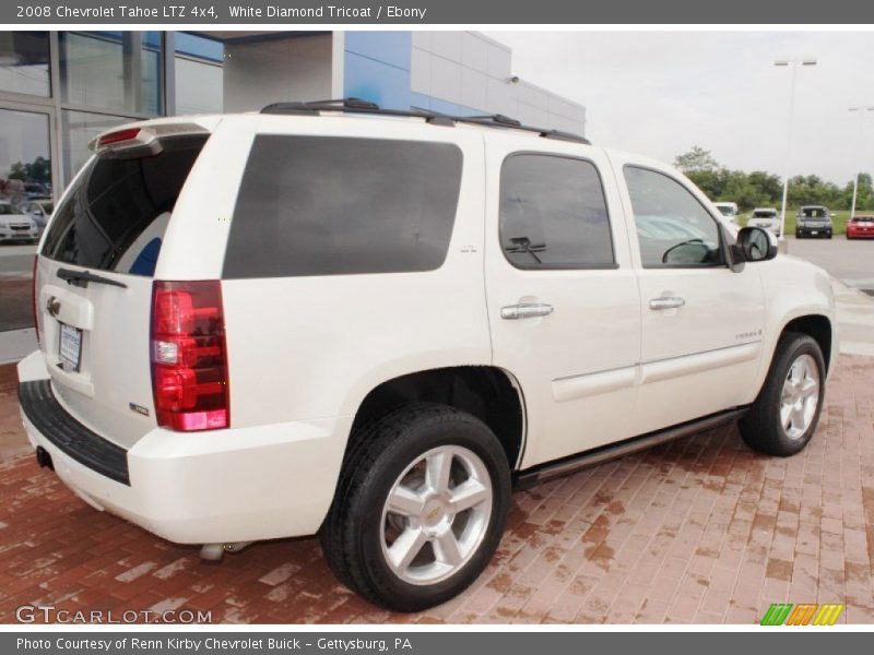 White Diamond Tricoat / Ebony 2008 Chevrolet Tahoe LTZ 4x4