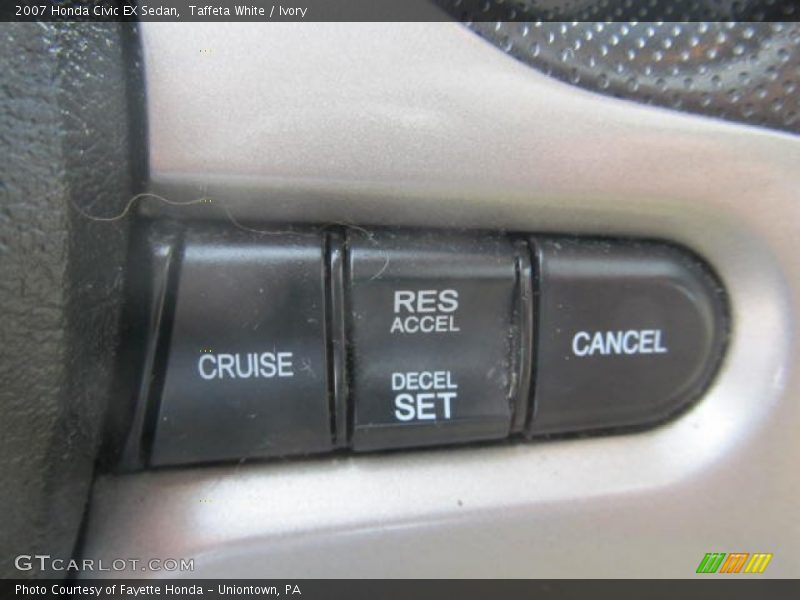 Taffeta White / Ivory 2007 Honda Civic EX Sedan