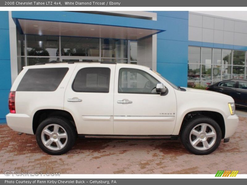 White Diamond Tricoat / Ebony 2008 Chevrolet Tahoe LTZ 4x4