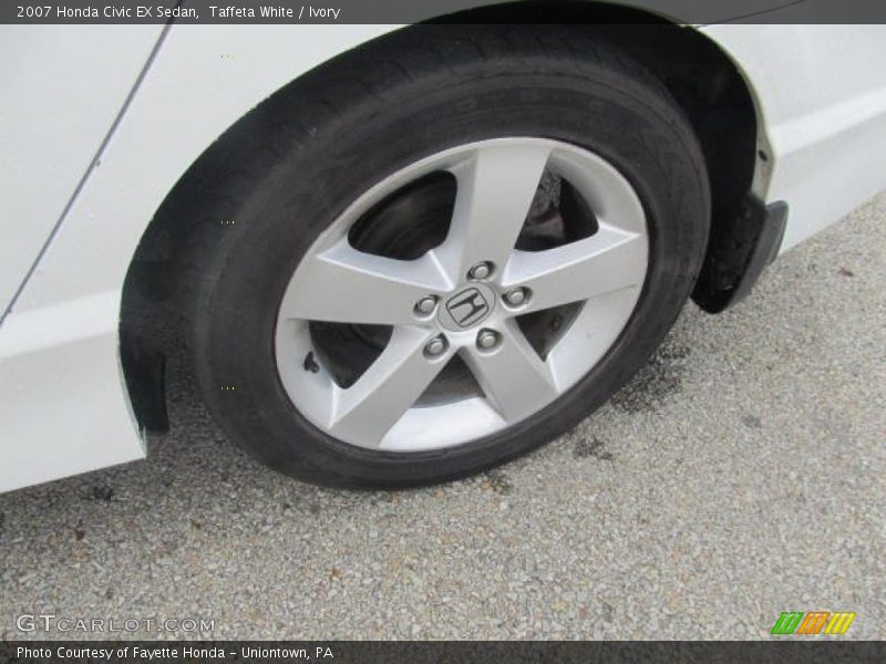 Taffeta White / Ivory 2007 Honda Civic EX Sedan