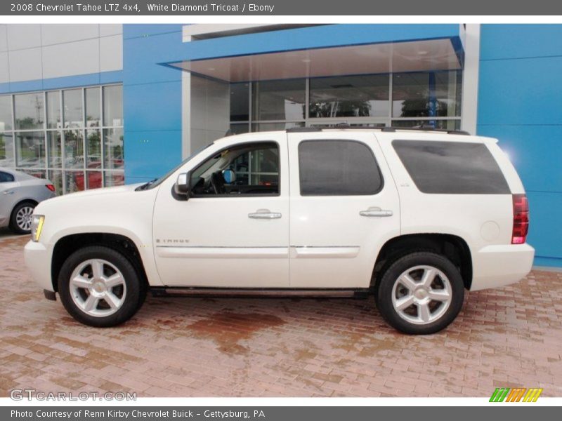 White Diamond Tricoat / Ebony 2008 Chevrolet Tahoe LTZ 4x4