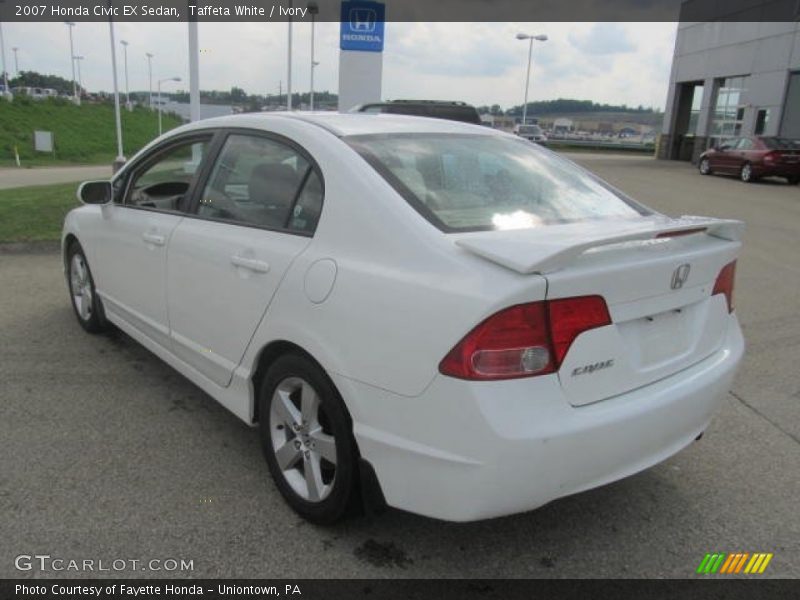 Taffeta White / Ivory 2007 Honda Civic EX Sedan