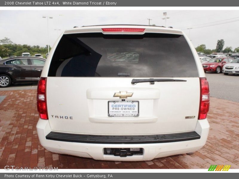 White Diamond Tricoat / Ebony 2008 Chevrolet Tahoe LTZ 4x4