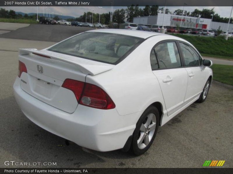 Taffeta White / Ivory 2007 Honda Civic EX Sedan