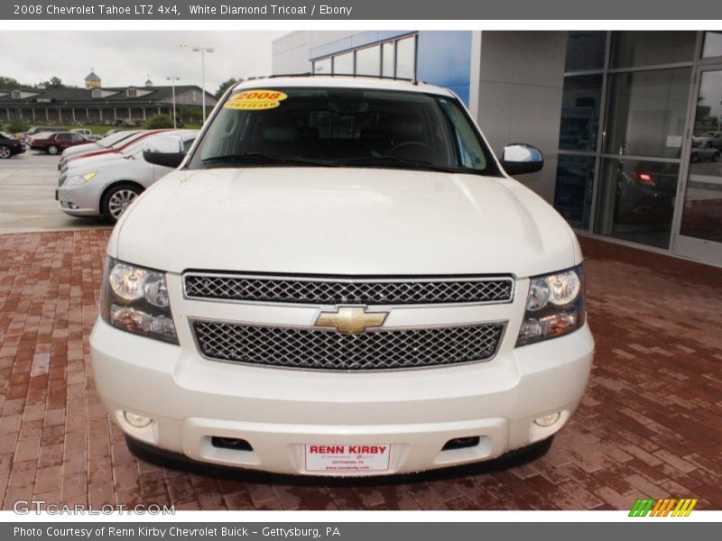 White Diamond Tricoat / Ebony 2008 Chevrolet Tahoe LTZ 4x4