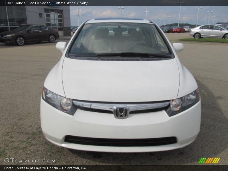 Taffeta White / Ivory 2007 Honda Civic EX Sedan