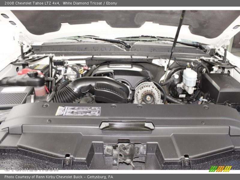 White Diamond Tricoat / Ebony 2008 Chevrolet Tahoe LTZ 4x4