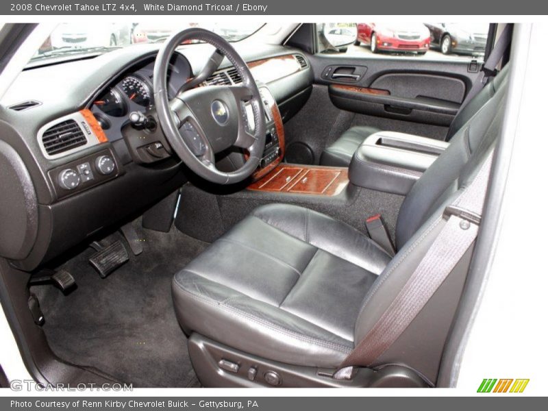 White Diamond Tricoat / Ebony 2008 Chevrolet Tahoe LTZ 4x4