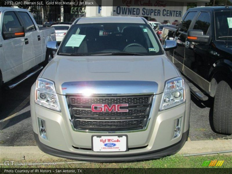 Gold Mist Metallic / Jet Black 2012 GMC Terrain SLE