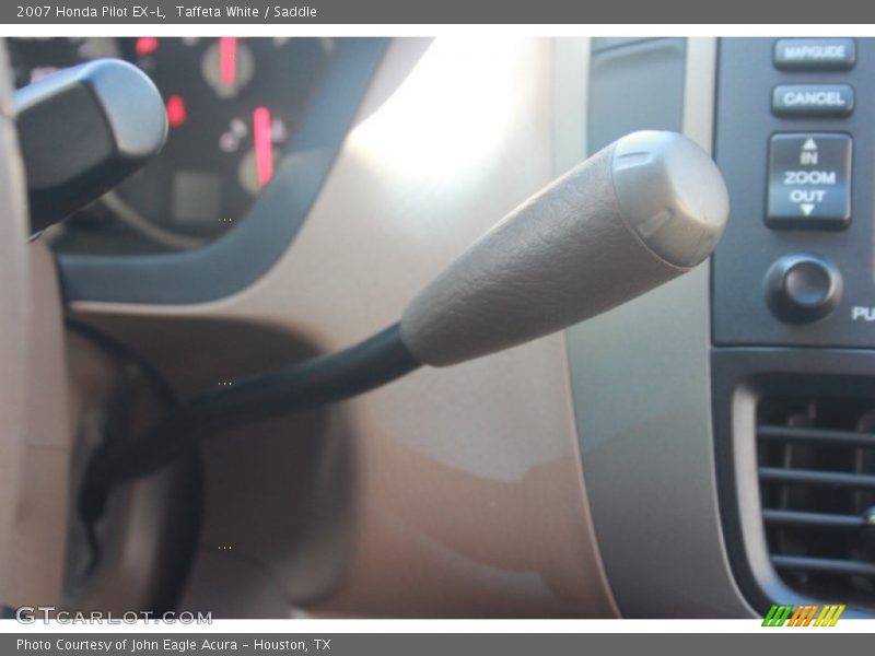Taffeta White / Saddle 2007 Honda Pilot EX-L