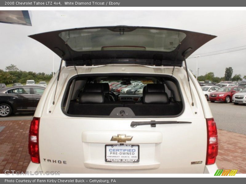 White Diamond Tricoat / Ebony 2008 Chevrolet Tahoe LTZ 4x4