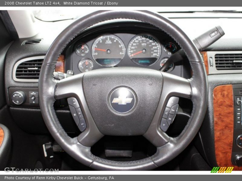 White Diamond Tricoat / Ebony 2008 Chevrolet Tahoe LTZ 4x4