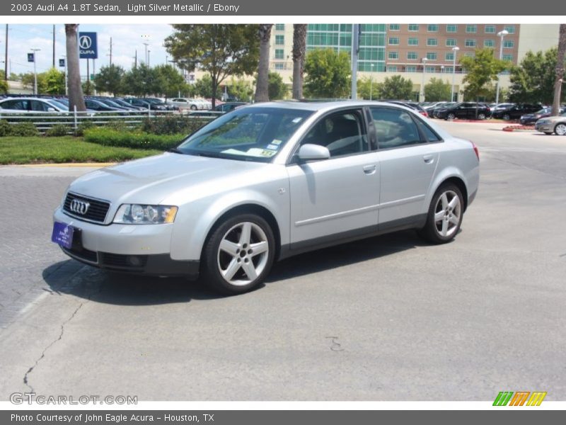 Light Silver Metallic / Ebony 2003 Audi A4 1.8T Sedan