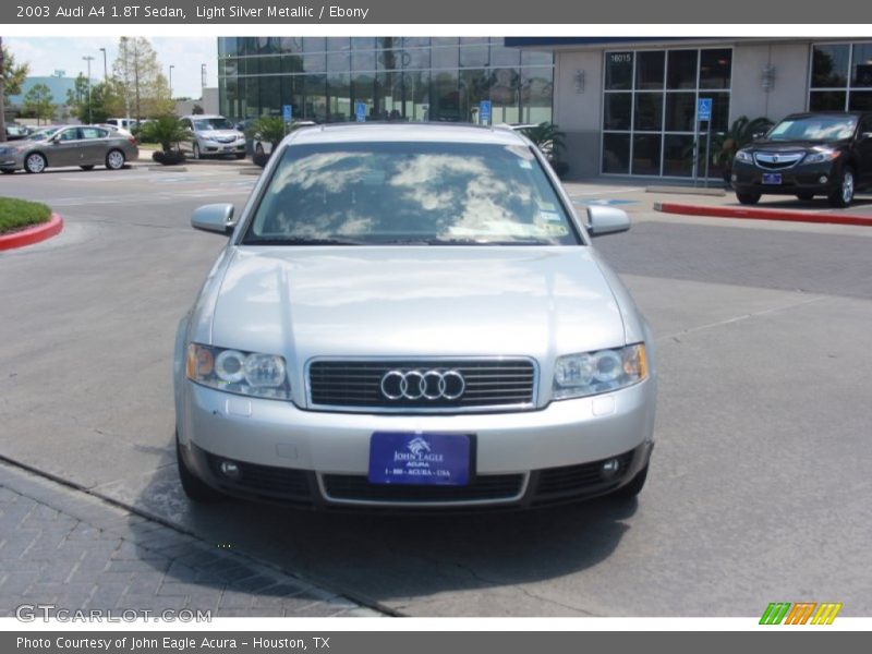 Light Silver Metallic / Ebony 2003 Audi A4 1.8T Sedan
