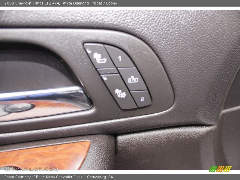 White Diamond Tricoat / Ebony 2008 Chevrolet Tahoe LTZ 4x4