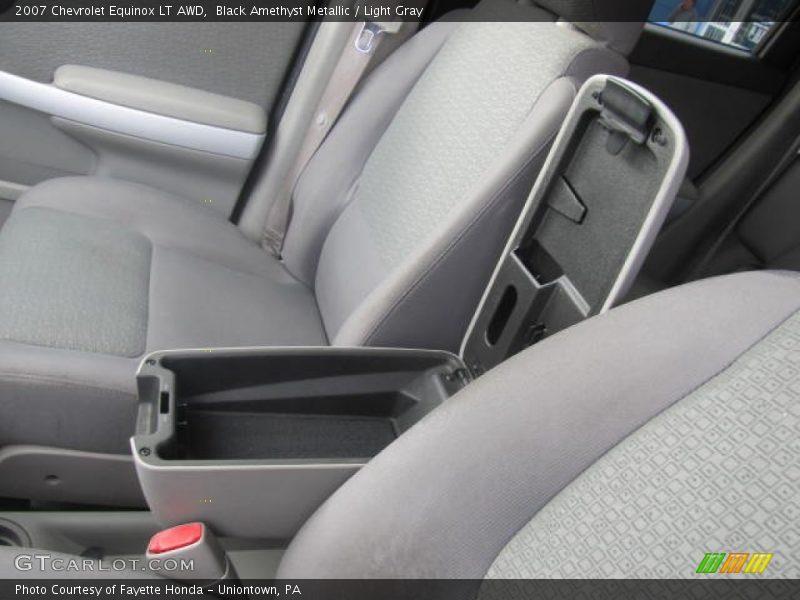 Black Amethyst Metallic / Light Gray 2007 Chevrolet Equinox LT AWD