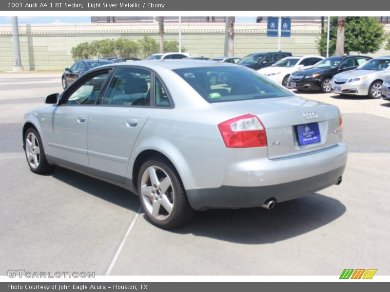 Light Silver Metallic / Ebony 2003 Audi A4 1.8T Sedan