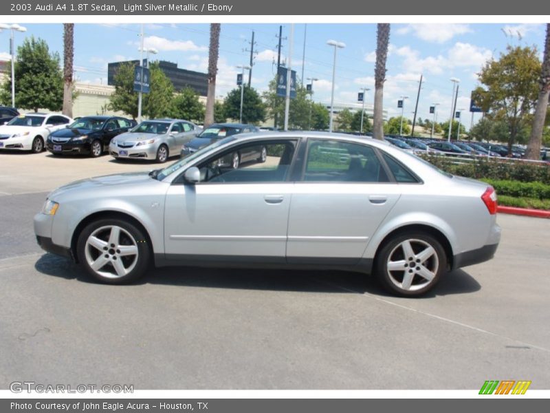 Light Silver Metallic / Ebony 2003 Audi A4 1.8T Sedan