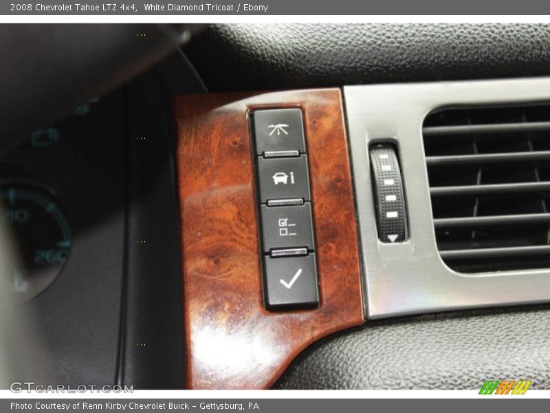 White Diamond Tricoat / Ebony 2008 Chevrolet Tahoe LTZ 4x4