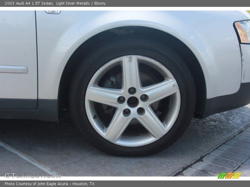 Light Silver Metallic / Ebony 2003 Audi A4 1.8T Sedan