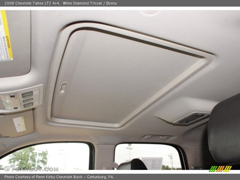 White Diamond Tricoat / Ebony 2008 Chevrolet Tahoe LTZ 4x4