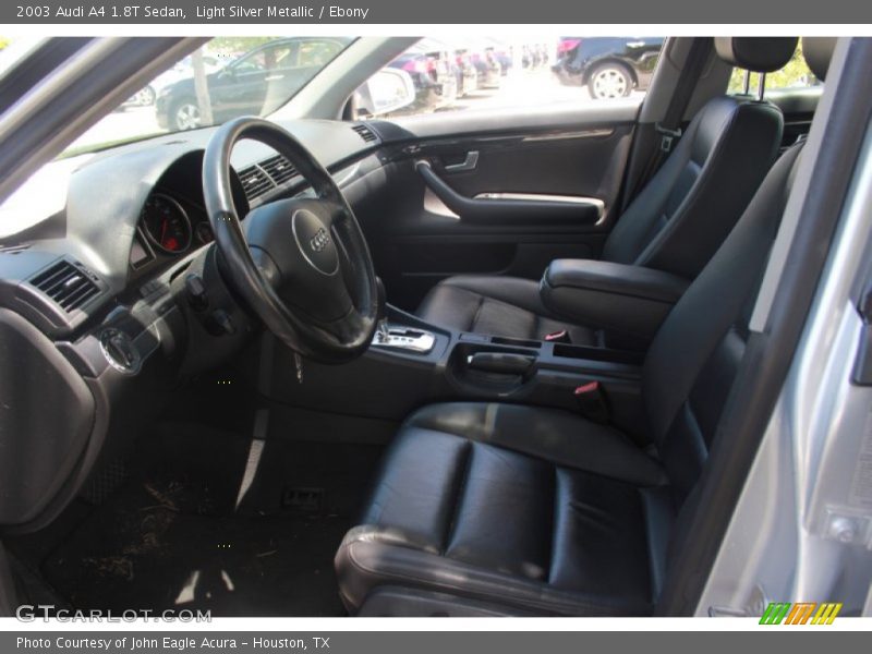 Light Silver Metallic / Ebony 2003 Audi A4 1.8T Sedan