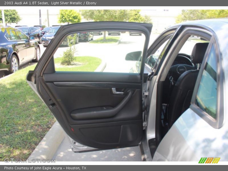 Light Silver Metallic / Ebony 2003 Audi A4 1.8T Sedan