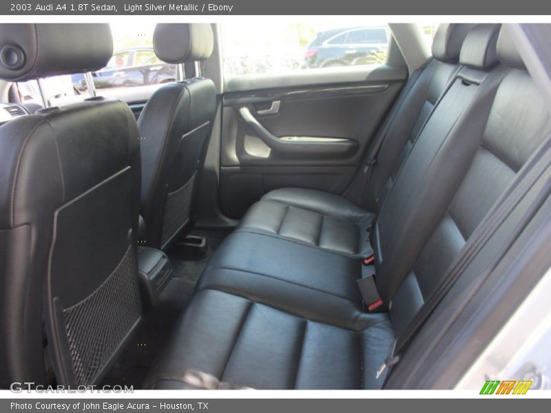 Light Silver Metallic / Ebony 2003 Audi A4 1.8T Sedan