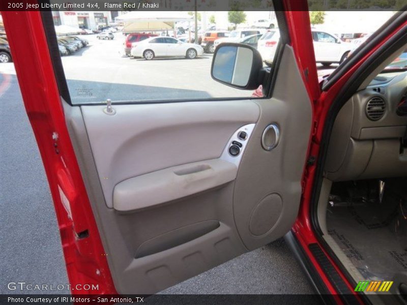 Flame Red / Khaki 2005 Jeep Liberty Limited 4x4