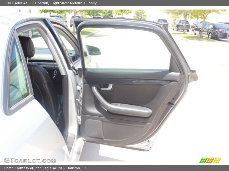 Light Silver Metallic / Ebony 2003 Audi A4 1.8T Sedan