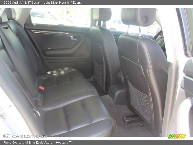 Light Silver Metallic / Ebony 2003 Audi A4 1.8T Sedan
