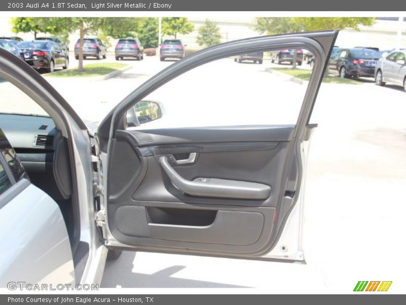 Light Silver Metallic / Ebony 2003 Audi A4 1.8T Sedan