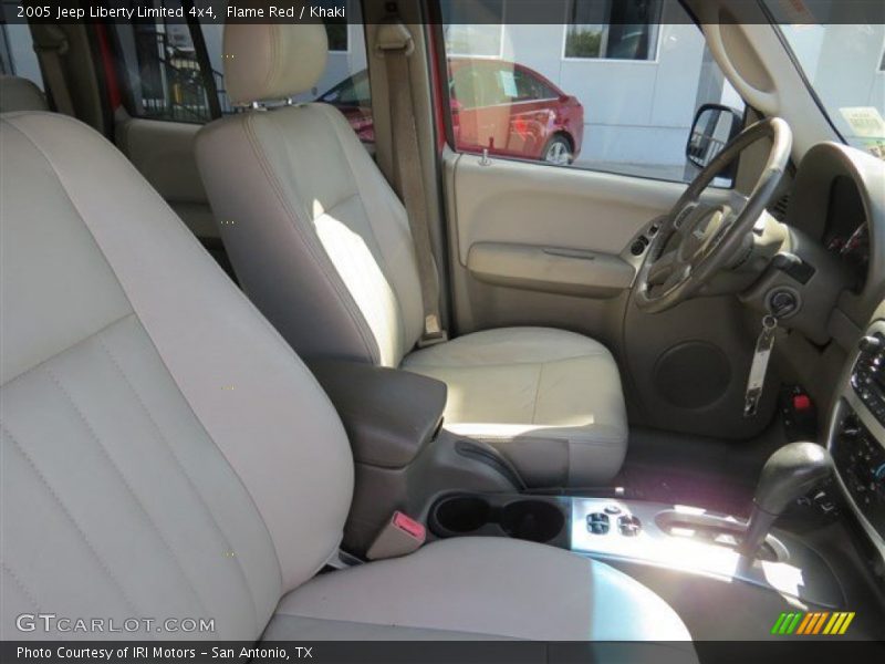 Flame Red / Khaki 2005 Jeep Liberty Limited 4x4