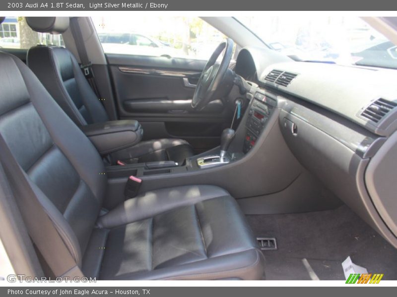 Light Silver Metallic / Ebony 2003 Audi A4 1.8T Sedan