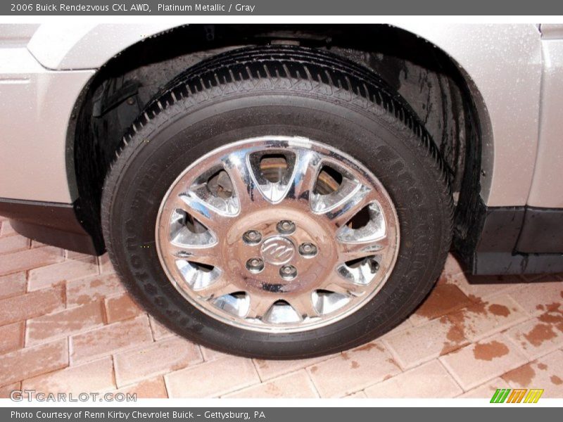 Platinum Metallic / Gray 2006 Buick Rendezvous CXL AWD