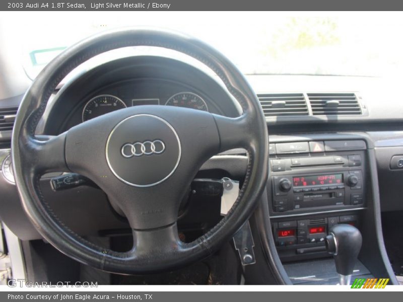 Light Silver Metallic / Ebony 2003 Audi A4 1.8T Sedan