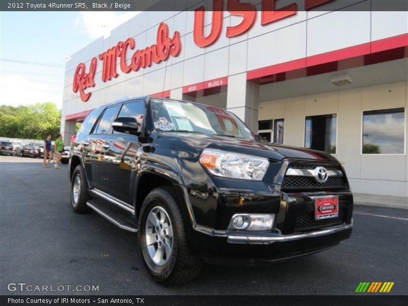 Black / Beige 2012 Toyota 4Runner SR5