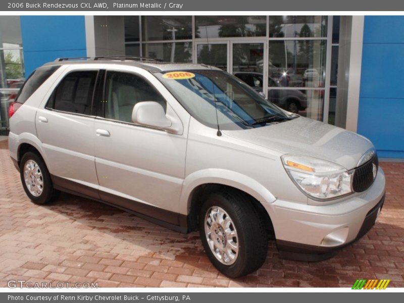 Platinum Metallic / Gray 2006 Buick Rendezvous CXL AWD