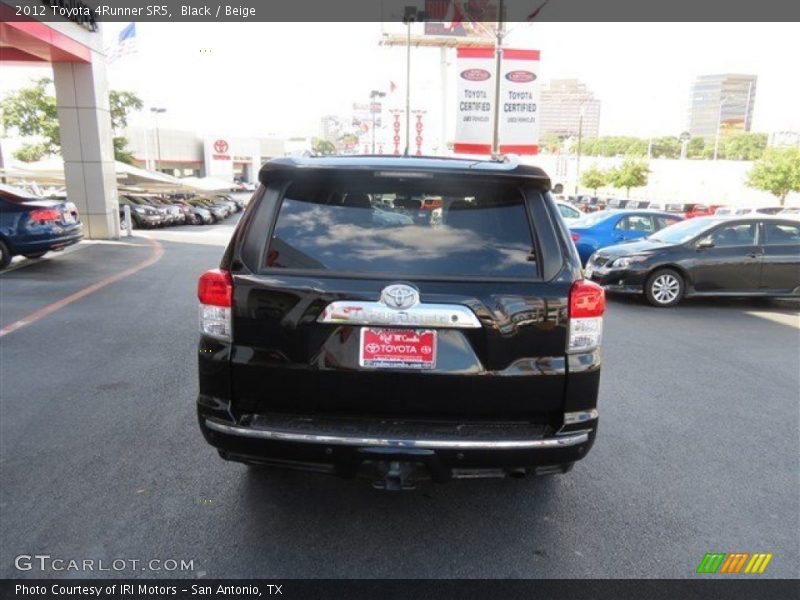 Black / Beige 2012 Toyota 4Runner SR5