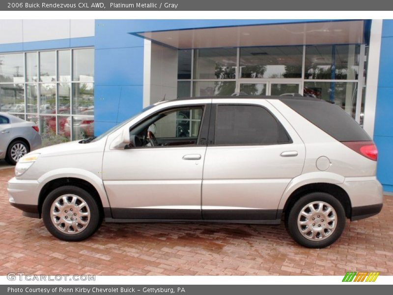 Platinum Metallic / Gray 2006 Buick Rendezvous CXL AWD