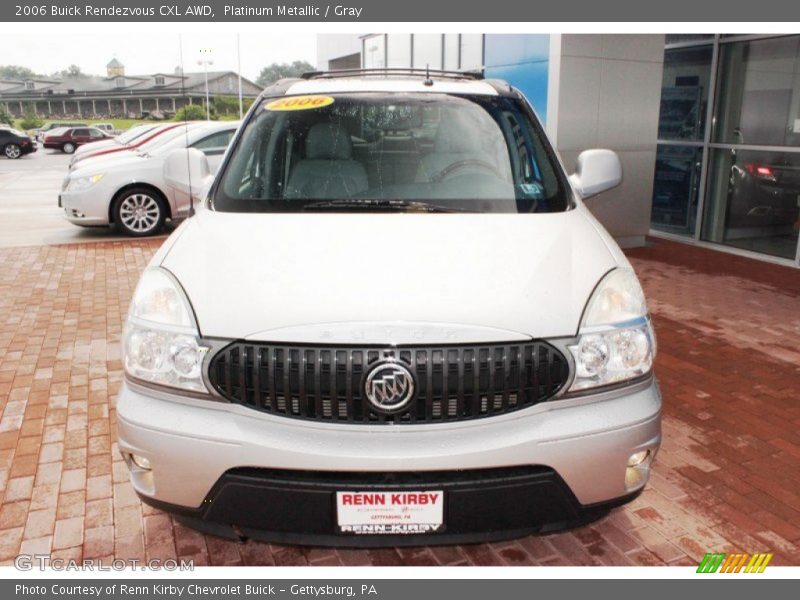 Platinum Metallic / Gray 2006 Buick Rendezvous CXL AWD