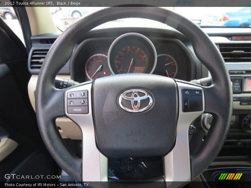 Black / Beige 2012 Toyota 4Runner SR5